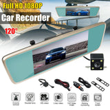 1080P 7inch Touch Screen Car DVR Camera Rearview