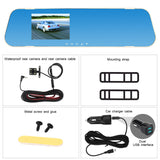 1080P HD Car Dash Camera Dual Cam Vehicle Front