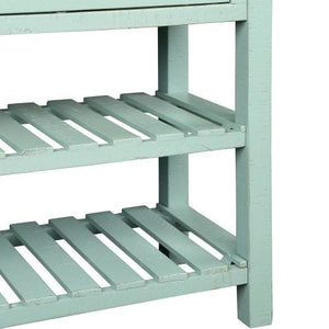 Retro Console Table for Entryway with Drawers and