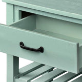 Retro Console Table for Entryway with Drawers and