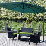 4 PCS Patio Furniture Outdoor Garden Conversation