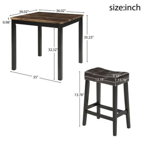 5-Piece Counter-Height Dining Set