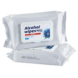 Alcohol Detergent Wipes (2 Packs,100Wipes),Large Wet Wipes(8"x6"),75% Soft Alcohol Wipes for All-Purpose Cleaning