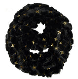 Faux fur Solid Color Plush Cowl Collar Infinity