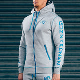 CozyFit Hoodie - Grey & Blue