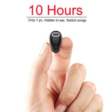 Single Bluetooth Earbuds 10 Hours Music Time,