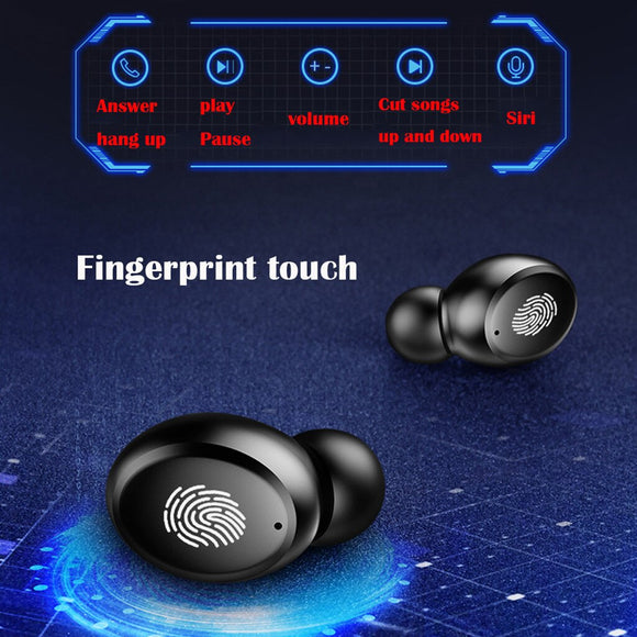 Touch wireless Bluetooth headset 5.0 hi fi