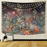 Hanging fabric background wall covering home decoration tapestry  95*73cm