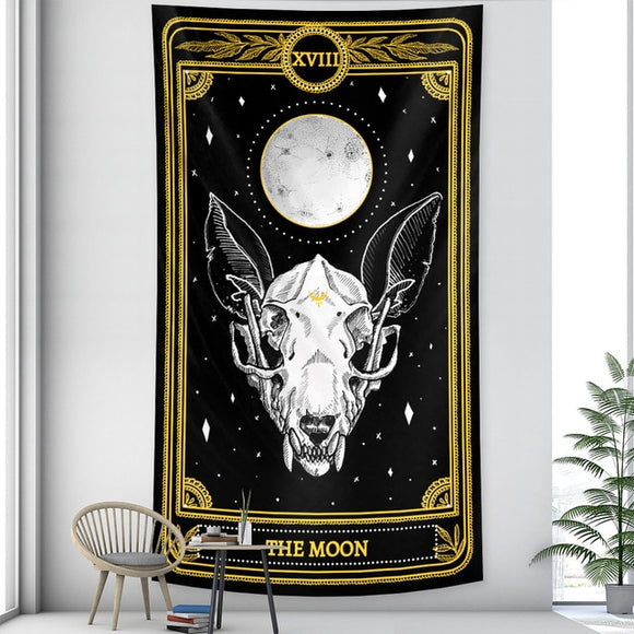 Night Moon Tarot Mandala tapestry home decoration tapestry psychedelic hippies free delivery wall hanging