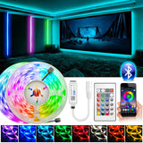 Bluetooth Led Strip Light 2-30M RGB SMD5050 2835 Led Lights Tape Flexible Non waterproof 12V LED Strip